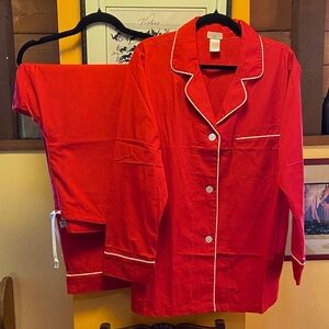 Women's Red Pajama Set
